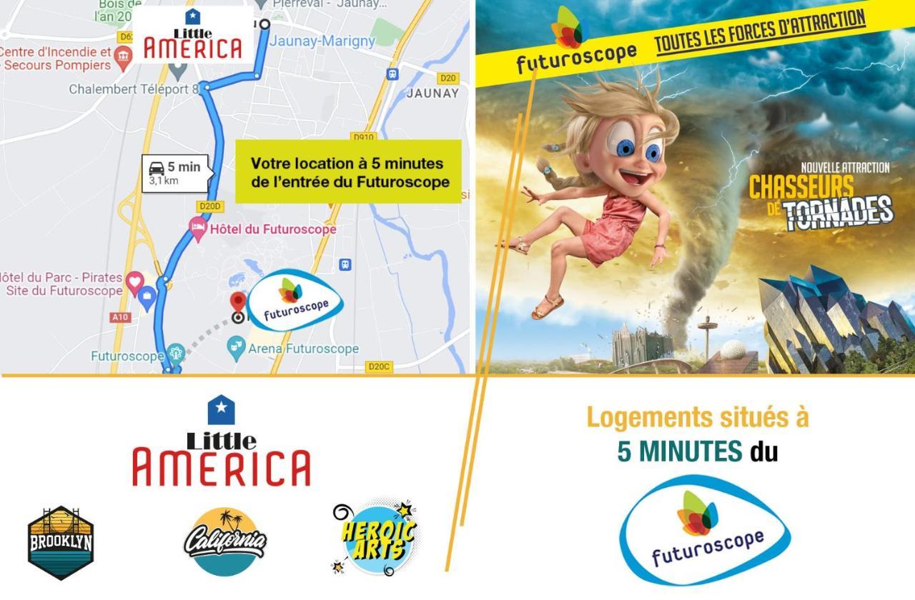 Little America - Appart Hotel 3Km Futuroscope Жоне-Клан Экстерьер фото
